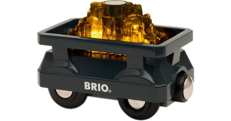 Goldwaggon mit Licht bunt von BRIO