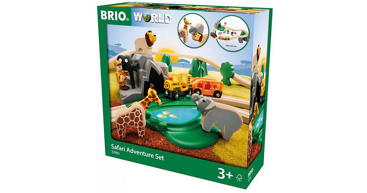 Großes BRIO Bahn Safari Set von BRIO
