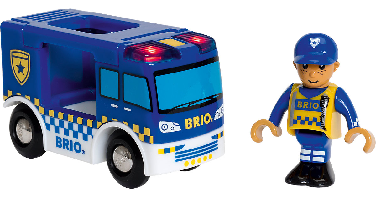 Polizeiwagen mit Licht und Sound bunt von BRIO