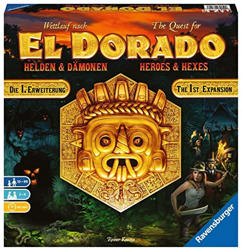 Ravensburger 26790 - El Dorado Helden und Dämonen - Erste Erweiterung, Strategiespiel, Spiel für Erwachsene und Kinder ab 10 Jahren - Taktikspiel für 2-4 Spieler von BRIO