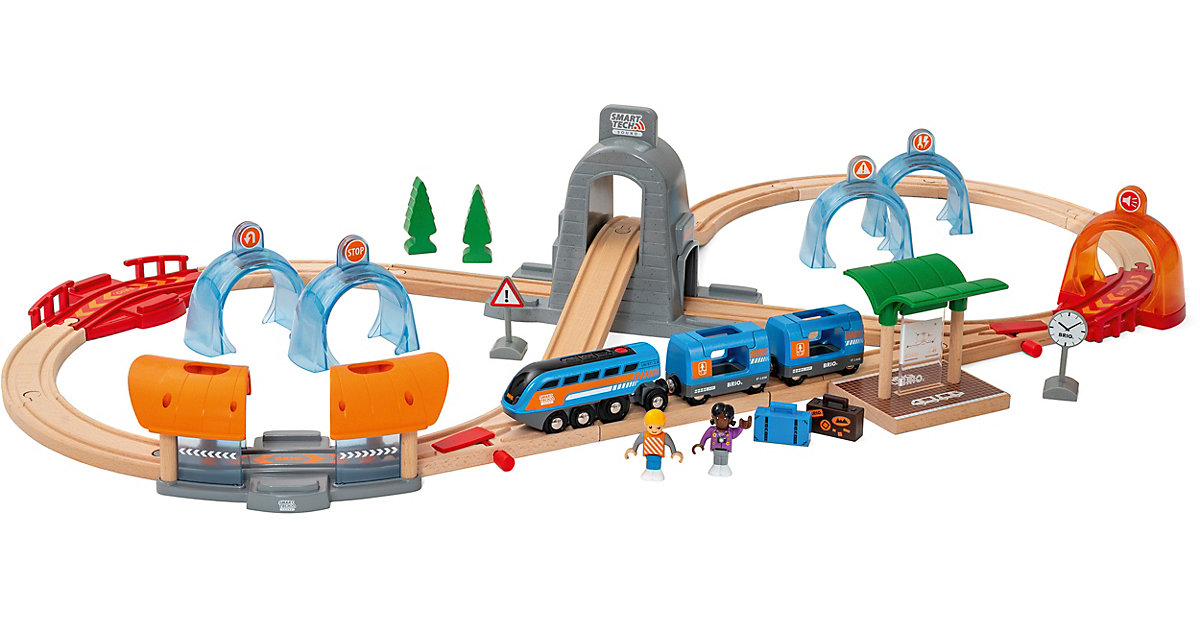 Smart Tech Sound Action Tunnel Reisezug Set von BRIO