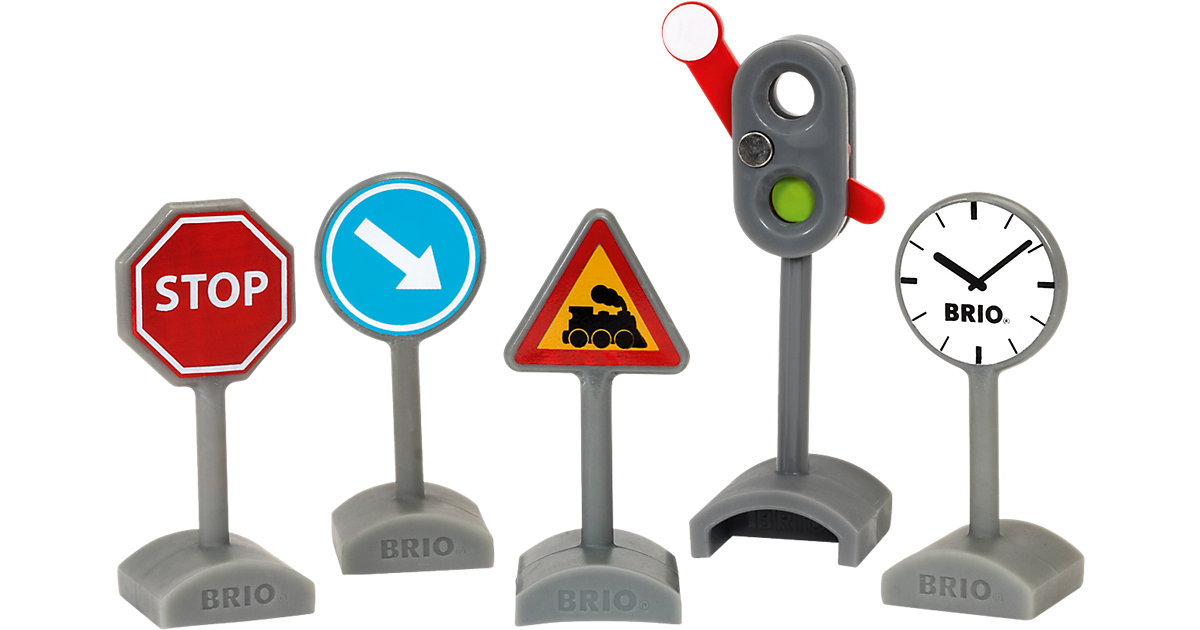 Verkehrszeichen-Set bunt Verkehrszeichen-Set bunt von BRIO