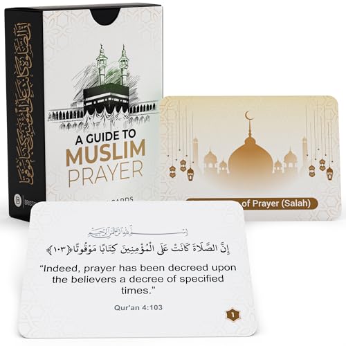 Briston Lernkarten für muslimische Gebete, islamische Lernkarten, umfassender Leitfaden für Salah, tägliche Gebete, Jumah und Tahajjud, Kurzreferenz unterstützt von Koran und Hadith Briston Lernkarten für muslimische Gebete, islamische Lernkarten, umfassender Leitfaden für Salah, tägliche Gebete, Jumah und Tahajjud, Kurzreferenz unterstützt von Koran und Hadith von BRISTON