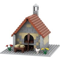 Bausteinsatz Brixies Plus Backhaus mehrfarbig von BRIXIES Plus