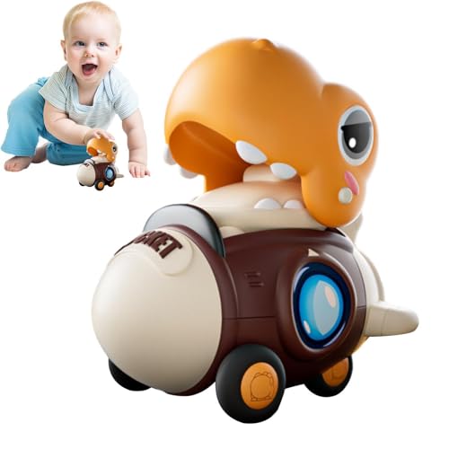 BROJAQ Reibungsautos für Kinder,Rückziehautos für Kleinkinder,Dinosaurierförmige, reibungsbetriebene Fahrzeuge, Spielzeugautos für Kinder - Spielzeugauto für Kleinkinder, von BROJAQ