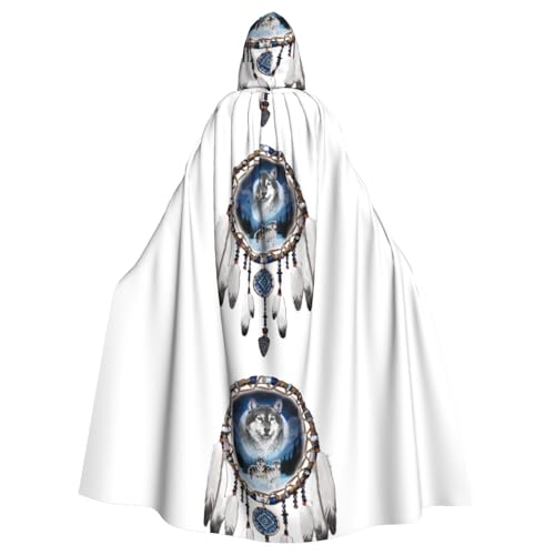 BROLEO 2404120838069721 Prints Halloween Erwachsene Kapuzenumhang ohne Reißverschluss, bequem für Kostümpartys BROLEO 2404120838069721 Prints Halloween Erwachsene Kapuzenumhang ohne Reißverschluss, bequem für Kostümpartys von BROLEO