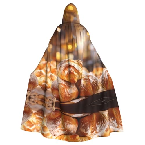 BROLEO Bakery Prints Halloween Kapuzenumhang für Erwachsene, für Kostümpartys und Themenveranstaltungen BROLEO Bakery Prints Halloween Kapuzenumhang für Erwachsene, für Kostümpartys und Themenveranstaltungen von BROLEO