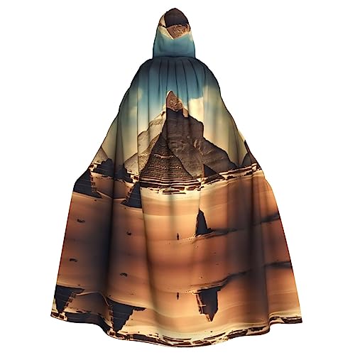 BROLEO Dreaming of the Pyramids of Khufu Prints Halloween Erwachsene Kapuzenumhang für Kostümpartys und Themenveranstaltungen BROLEO Dreaming of the Pyramids of Khufu Prints Halloween Erwachsene Kapuzenumhang für Kostümpartys und Themenveranstaltungen von BROLEO