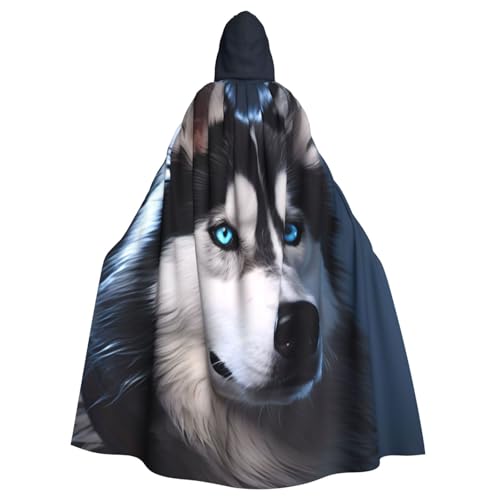 BROLEO Halloween Erwachsene Kapuzenumhang für Partys und Kostüme Husky Hund Bild BROLEO Halloween Erwachsene Kapuzenumhang für Partys und Kostüme Husky Hund Bild von BROLEO