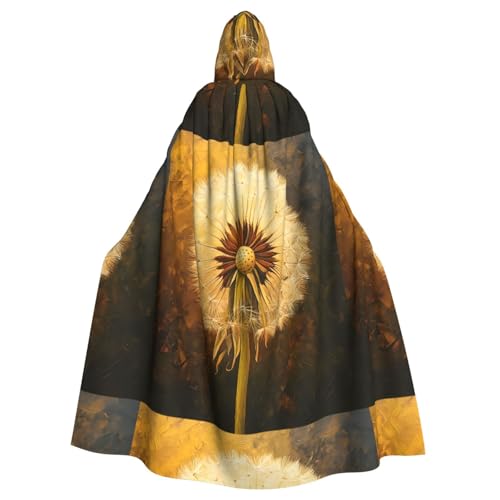 BROLEO Halloween-Kapuzenumhang mit Löwenzahn in der Sonne, kein Reißverschluss, bequem für Kostümpartys BROLEO Halloween-Kapuzenumhang mit Löwenzahn in der Sonne, kein Reißverschluss, bequem für Kostümpartys von BROLEO