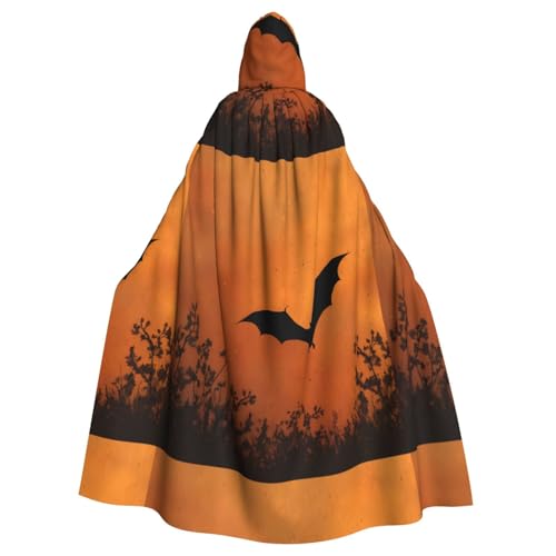 BROLEO Halloween-Umhang mit Fledermaus-Aufdruck, für Erwachsene, ohne Reißverschluss, bequem für Kostümpartys BROLEO Halloween-Umhang mit Fledermaus-Aufdruck, für Erwachsene, ohne Reißverschluss, bequem für Kostümpartys von BROLEO