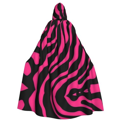 BROLEO Kapuzenumhang mit Kapuze, Zebra-Tiger-Leoparden-Druck, für Halloween, Erwachsene, für Kostümpartys und Themenveranstaltungen BROLEO Kapuzenumhang mit Kapuze, Zebra-Tiger-Leoparden-Druck, für Halloween, Erwachsene, für Kostümpartys und Themenveranstaltungen von BROLEO