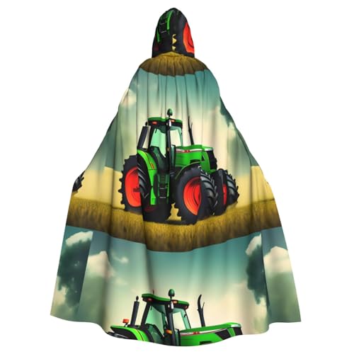 BROLEO Kapuzenumhang mit Traktor-Motiv, Halloween, Erwachsene, ohne Reißverschluss, bequem für Kostümpartys BROLEO Kapuzenumhang mit Traktor-Motiv, Halloween, Erwachsene, ohne Reißverschluss, bequem für Kostümpartys von BROLEO