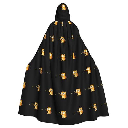BROLEO Little Monster Catching Butterflies Prints Halloween Adult Hooded Cape Cloak No Zipper, Comfortable For Costume Parties BROLEO Little Monster Catching Butterflies Prints Halloween Adult Hooded Cape Cloak No Zipper, Comfortable For Costume Parties von BROLEO