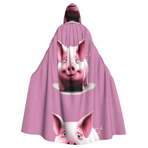 BROLEO Lustiger Halloween-Umhang mit Kapuze für Erwachsene, ohne Reißverschluss, bequem für Kostümpartys BROLEO Lustiger Halloween-Umhang mit Kapuze für Erwachsene, ohne Reißverschluss, bequem für Kostümpartys von BROLEO