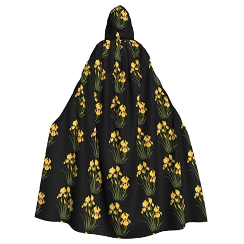 BROLEO Ölgemälde-Iris-Druck, Halloween-Umhang mit Kapuze für Erwachsene, für Kostümpartys und Themenveranstaltungen BROLEO Ölgemälde-Iris-Druck, Halloween-Umhang mit Kapuze für Erwachsene, für Kostümpartys und Themenveranstaltungen von BROLEO