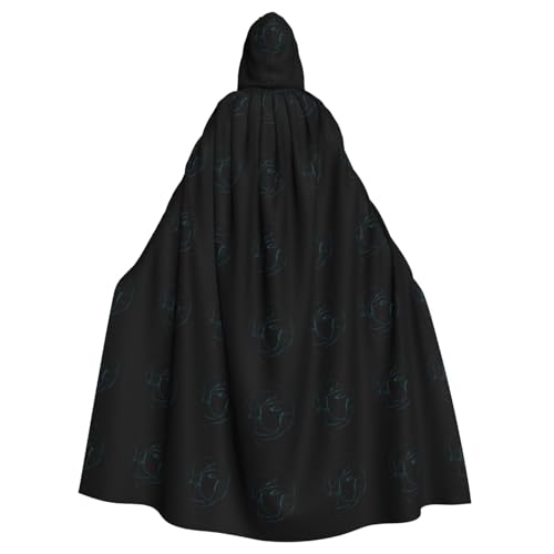 BROLEO Personalisierter Kapuzenumhang für Halloween, Erwachsene, für Kostümpartys und Themenveranstaltungen von BROLEO