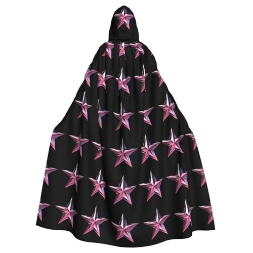BROLEO Phantom Stars Prints Halloween Erwachsene Kapuzenumhang für Kostümpartys und Themenveranstaltungen von BROLEO