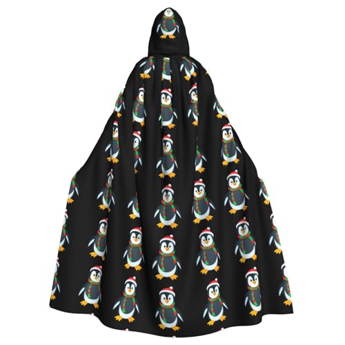 BROLEO Pinguine im Urlaub, bedruckt, Halloween, Erwachsenen-Kapuzenumhang für Kostümpartys und Themenveranstaltungen BROLEO Pinguine im Urlaub, bedruckt, Halloween, Erwachsenen-Kapuzenumhang für Kostümpartys und Themenveranstaltungen von BROLEO