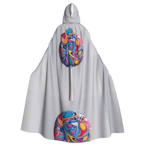 BROLEO Reine Grundfarbe, Stickdruck, Halloween, Erwachsenen-Kapuzenumhang, Herren- und Damenbekleidung, Mantel, Rollenspiel BROLEO Reine Grundfarbe, Stickdruck, Halloween, Erwachsenen-Kapuzenumhang, Herren- und Damenbekleidung, Mantel, Rollenspiel von BROLEO