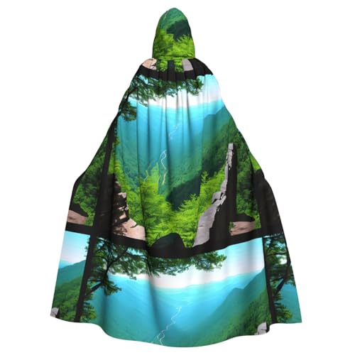BROLEO Shining Overlook Printing Halloween Adult Hooded Cape Herren- und Damenbekleidung Mantel, Rollenspiel BROLEO Shining Overlook Printing Halloween Adult Hooded Cape Herren- und Damenbekleidung Mantel, Rollenspiel von BROLEO