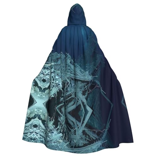 BROLEO Shipwreck under the sea Prints Halloween Adult Hooded Cloak for Costume Parties and Theme Events BROLEO Shipwreck under the sea Prints Halloween Adult Hooded Cloak for Costume Parties and Theme Events von BROLEO