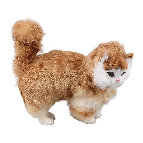 BROLEO Simulierte Katze, Entzückendes Realistisches Simuliertes Katzenmodellspielzeug für Weihnachten für (Simulierte Katze) von BROLEO