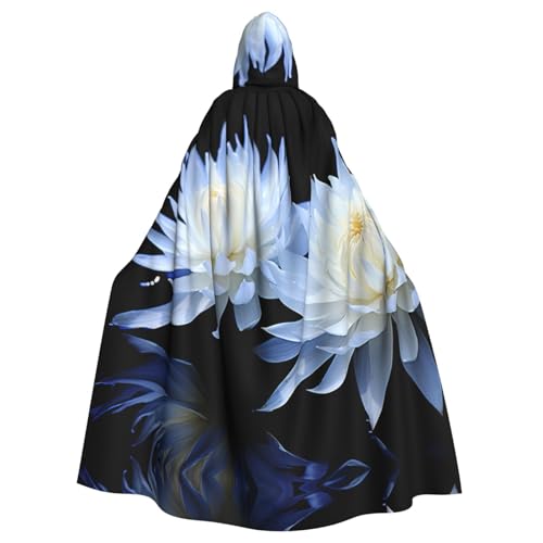 BROLEO Snowy Orchid Prints Halloween Erwachsene Kapuzenumhang für Kostümpartys und Themenveranstaltungen BROLEO Snowy Orchid Prints Halloween Erwachsene Kapuzenumhang für Kostümpartys und Themenveranstaltungen von BROLEO
