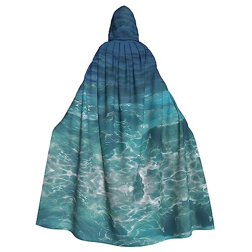 BROLEO The Deep Ocean Prints Halloween-Umhang mit Kapuze für Erwachsene, für Kostümpartys und Themenveranstaltungen BROLEO The Deep Ocean Prints Halloween-Umhang mit Kapuze für Erwachsene, für Kostümpartys und Themenveranstaltungen von BROLEO