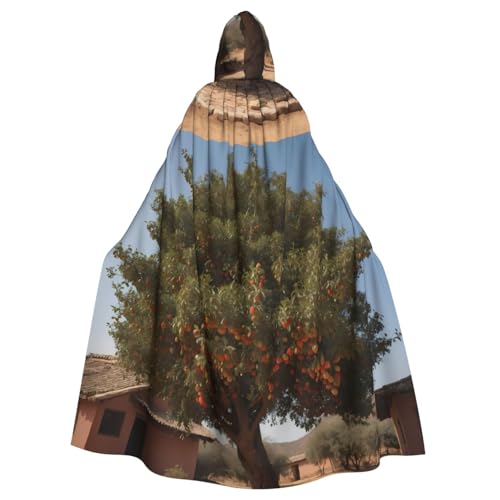 BROLEO Umhang mit Kapuze für Erwachsene, Motiv: Dattelbäume im Garten, bedruckt, kein Reißverschluss, bequem für Kostümpartys BROLEO Umhang mit Kapuze für Erwachsene, Motiv: Dattelbäume im Garten, bedruckt, kein Reißverschluss, bequem für Kostümpartys von BROLEO