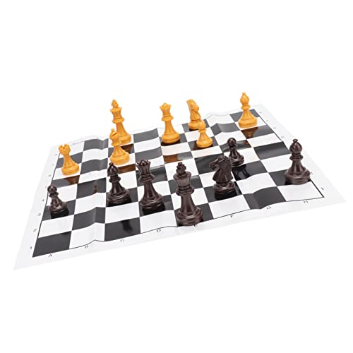 International Chess Pieces Board Set, Portable Lightweight Compact International Chess for Home (Red Box) von BROLEO