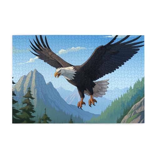 Puzzles1000 Teile BROLEO Cartoon Adler Druck Pädagogische Intellektuelle Holzpuzzles Lustige Puzzles Stressabbau Puzzles Puzzles1000 Teile BROLEO Cartoon Adler Druck Pädagogische Intellektuelle Holzpuzzles Lustige Puzzles Stressabbau Puzzles von BROLEO