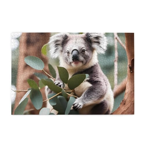 Puzzles1000 Teile BROLEO Cartoon Koala Druck Pädagogische Intellektuelle Holzpuzzles Lustige Puzzles Stressabbau Puzzles Puzzles1000 Teile BROLEO Cartoon Koala Druck Pädagogische Intellektuelle Holzpuzzles Lustige Puzzles Stressabbau Puzzles von BROLEO