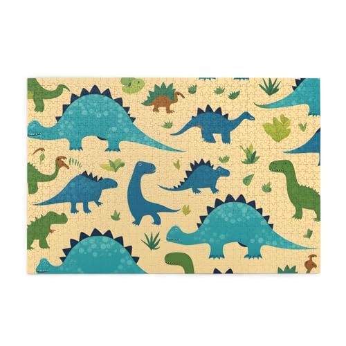 Puzzles1000 Teile BROLEO Dinosaurier Muster Druck Pädagogische Intellektuelle Holzpuzzles Lustige Puzzles Stressabbau Puzzles Puzzles1000 Teile BROLEO Dinosaurier Muster Druck Pädagogische Intellektuelle Holzpuzzles Lustige Puzzles Stressabbau Puzzles von BROLEO