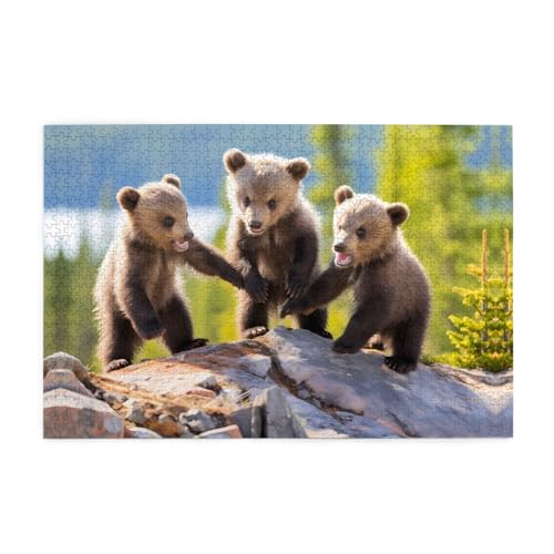 Puzzles1000 Teile BROLEO Drei Bären spielen Drucken Pädagogische Intellektuelle Holzpuzzles, lustige Puzzles, Stressabbau-Puzzles Puzzles1000 Teile BROLEO Drei Bären spielen Drucken Pädagogische Intellektuelle Holzpuzzles, lustige Puzzles, Stressabbau-Puzzles von BROLEO