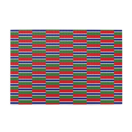 Puzzles1000 Teile BROLEO Flagge Gambia Druck Pädagogische Intellektuelle Holzpuzzles Lustige Puzzles Stressabbau Puzzles Puzzles1000 Teile BROLEO Flagge Gambia Druck Pädagogische Intellektuelle Holzpuzzles Lustige Puzzles Stressabbau Puzzles von BROLEO