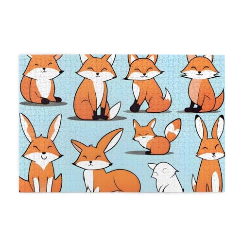 Puzzles1000 Teile BROLEO Fuchs in verschiedenen Posen Drucken Pädagogische Intellektuelle Holzpuzzles Lustige Puzzles Stressabbau Puzzles Puzzles1000 Teile BROLEO Fuchs in verschiedenen Posen Drucken Pädagogische Intellektuelle Holzpuzzles Lustige Puzzles Stressabbau Puzzles von BROLEO