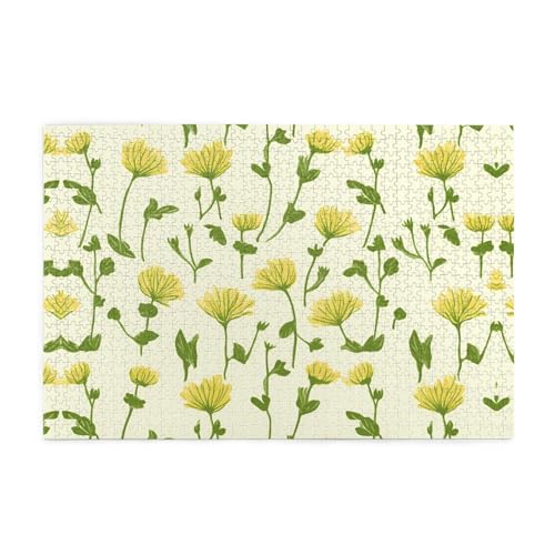 Puzzles1000 Teile BROLEO Gelb Chrysanthemen Druck Pädagogische Intellektuelle Holzpuzzles Lustige Puzzles Stressabbau Puzzles Puzzles1000 Teile BROLEO Gelb Chrysanthemen Druck Pädagogische Intellektuelle Holzpuzzles Lustige Puzzles Stressabbau Puzzles von BROLEO