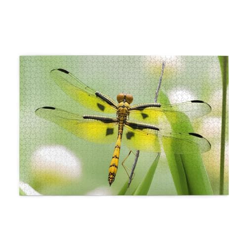 Puzzles1000 Teile BROLEO Gelbe Libelle Druck Pädagogische Intellektuelle Holzpuzzles Lustige Puzzles Stressabbau Puzzles Puzzles1000 Teile BROLEO Gelbe Libelle Druck Pädagogische Intellektuelle Holzpuzzles Lustige Puzzles Stressabbau Puzzles von BROLEO
