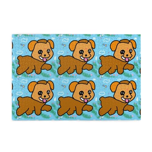 Puzzles1000 Teile BROLEO Laufen Cartoon Hund Drucken Pädagogische Intellektuelle Holzpuzzles Lustige Puzzles Stressabbau Puzzles Puzzles1000 Teile BROLEO Laufen Cartoon Hund Drucken Pädagogische Intellektuelle Holzpuzzles Lustige Puzzles Stressabbau Puzzles von BROLEO