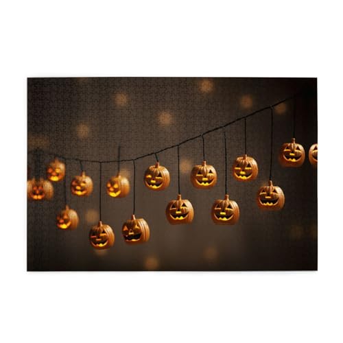 Puzzles1000 Teile BROLEO Lichterkette Kürbis Lichter Druck Pädagogische Intellektuelle Holzpuzzles Lustige Puzzles Stressabbau Puzzles Puzzles1000 Teile BROLEO Lichterkette Kürbis Lichter Druck Pädagogische Intellektuelle Holzpuzzles Lustige Puzzles Stressabbau Puzzles von BROLEO