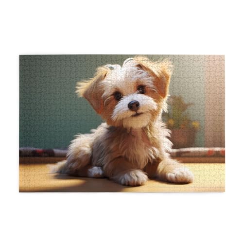 Puzzles1000 Teile BROLEO Niedlicher Hund Druck Pädagogische Intellektuelle Holzpuzzles Lustige Puzzles Stressabbau Puzzles Puzzles1000 Teile BROLEO Niedlicher Hund Druck Pädagogische Intellektuelle Holzpuzzles Lustige Puzzles Stressabbau Puzzles von BROLEO