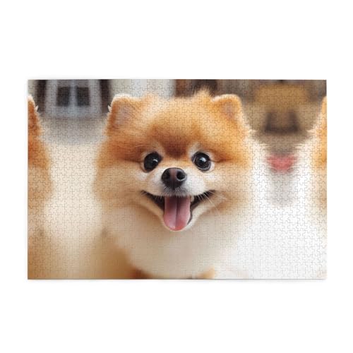 Puzzles1000 Teile BROLEO Niedlicher Zwergspitzhund drucken pädagogische intellektuelle Holzpuzzles, lustige Puzzles, Stressabbau-Puzzles Puzzles1000 Teile BROLEO Niedlicher Zwergspitzhund drucken pädagogische intellektuelle Holzpuzzles, lustige Puzzles, Stressabbau-Puzzles von BROLEO