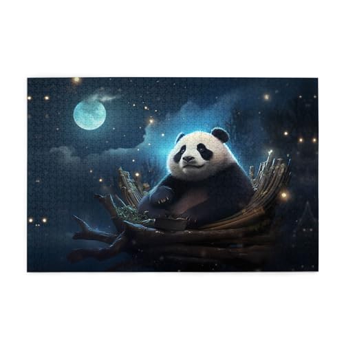 Puzzles1000 Teile BROLEO Panda und Mond Druck Pädagogische Intellektuelle Holzpuzzles Lustige Puzzles Stressabbau Puzzles Puzzles1000 Teile BROLEO Panda und Mond Druck Pädagogische Intellektuelle Holzpuzzles Lustige Puzzles Stressabbau Puzzles von BROLEO