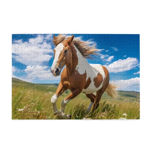 Puzzles1000 Teile BROLEO Pferde auf der Prärie Druck Pädagogische Intellektuelle Holzpuzzles Lustige Puzzles Stressabbau Puzzles Puzzles1000 Teile BROLEO Pferde auf der Prärie Druck Pädagogische Intellektuelle Holzpuzzles Lustige Puzzles Stressabbau Puzzles von BROLEO