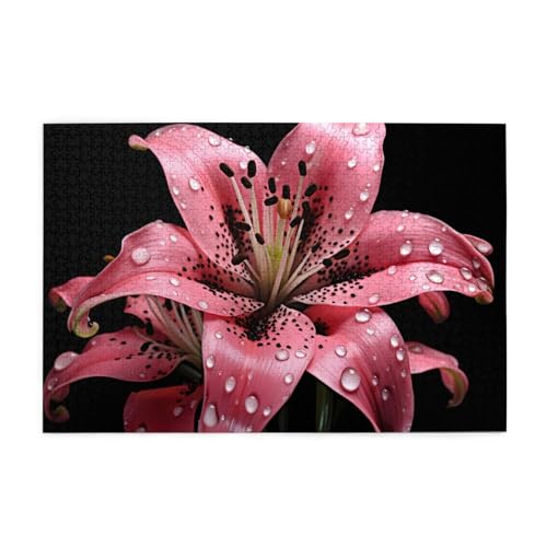 Puzzles1000 Teile BROLEO Polka Dot Rosa Blumendruck Pädagogische Intellektuelle Holzpuzzles Lustige Puzzles Stressabbau Puzzles Puzzles1000 Teile BROLEO Polka Dot Rosa Blumendruck Pädagogische Intellektuelle Holzpuzzles Lustige Puzzles Stressabbau Puzzles von BROLEO