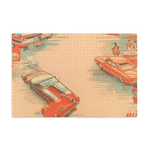 Puzzles1000 Teile BROLEO Poster Auto Druck Pädagogische Intellektuelle Holzpuzzles Lustige Puzzles Stressabbau Puzzles Puzzles1000 Teile BROLEO Poster Auto Druck Pädagogische Intellektuelle Holzpuzzles Lustige Puzzles Stressabbau Puzzles von BROLEO