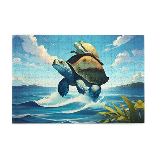 Puzzles1000 Teile BROLEO Schildkröte Ozean Meer Druck Pädagogische Intellektuelle Holzpuzzles Lustige Puzzles Stressabbau Puzzles Puzzles1000 Teile BROLEO Schildkröte Ozean Meer Druck Pädagogische Intellektuelle Holzpuzzles Lustige Puzzles Stressabbau Puzzles von BROLEO