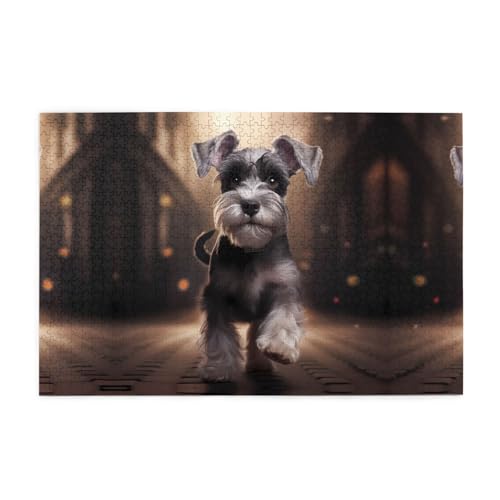 Puzzles1000 Teile BROLEO Schnauzer Druck Pädagogische Intellektuelle Holzpuzzles Lustige Puzzles Stressabbau Puzzles Puzzles1000 Teile BROLEO Schnauzer Druck Pädagogische Intellektuelle Holzpuzzles Lustige Puzzles Stressabbau Puzzles von BROLEO