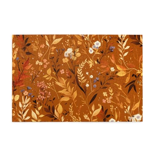 Puzzles1000 Teile BROLEO Schönheit Burnt Orange-Druck Pädagogische Intellektuelle Holzpuzzles, lustige Puzzles, Stressabbau-Puzzles Puzzles1000 Teile BROLEO Schönheit Burnt Orange-Druck Pädagogische Intellektuelle Holzpuzzles, lustige Puzzles, Stressabbau-Puzzles von BROLEO